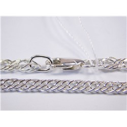 Браслет из серебра 925 пробы 367805021018-18,0 вес 3,00 плетение тройной ромб, алмазная обработка