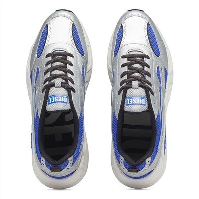 Sneakers - plateado y azul