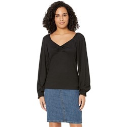 MICHAEL Michael Kors Long Sleeve Puff Sleeve Ruched Top