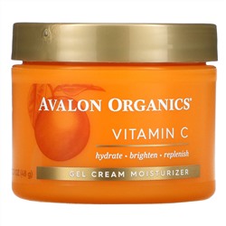 Avalon Organics, Витамин C, увлажняющий гель-крем, 48 г (1,7 унции)