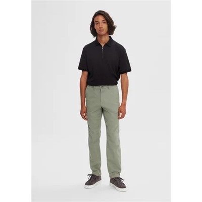 Selected Homme — SLH175-SLIM NEW MILES FLEX PANT — Чино — оливковый