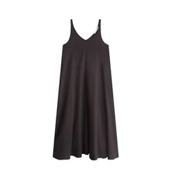 OYSHO - STRAPPY - платье макси - черный