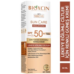 Bioxcin Sun Care Melatone Krem Renkli SPF50 50 ML
