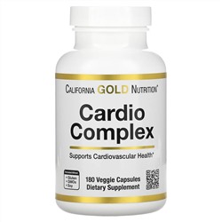 California Gold Nutrition, Cardio Complex, 180 Veggie Capsules