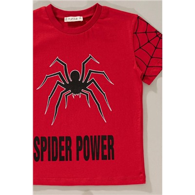Детский комплект с красным низом и принтом Spider Power For You Kids