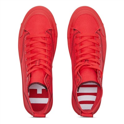 Sneakers altas - rojo