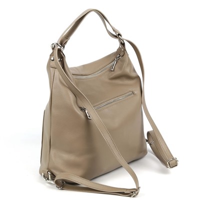 Женская кожаная сумка-рюкзак Sergio Valentini SV-90121 Шалоу Хаки