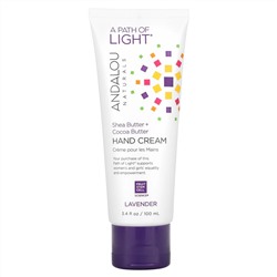 Andalou Naturals, Сила природы, крем для рук, лаванда и ши, 3,4 жидких унций (100 мл)