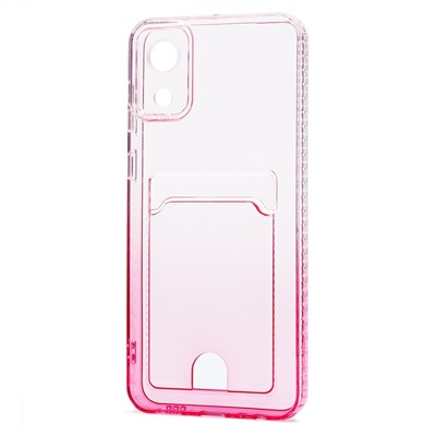 Чехол-накладка SC279 с картхолдером для "Samsung SM-A032 Galaxy A03 Core" (pink)