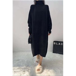 Платье кашемировое 💯Супер качество цвет  Чёрный