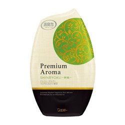ST Shoushuuriki Premium Aroma "Свежая зелень" Жидкий освежитель для помещ с афродизиакам, 400 мл