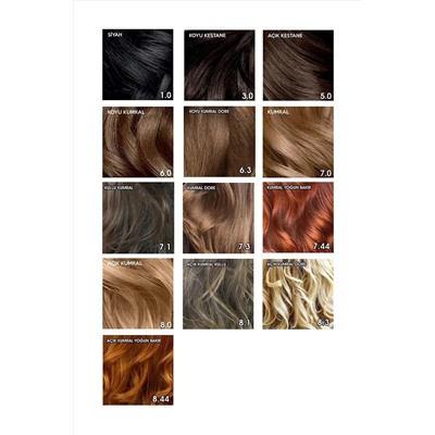 Color 7.1 Auburn - безаммиачный травяной стойкий цвет волос 8697581241582