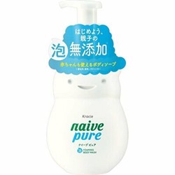 NAIVE Pure Мыло пенное увлажняющее для всей семьи, без добавок бут-доз 550 мл
