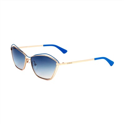 Guess - gafas de sol de mujer - dorado - cristales: azul degradado - índice de protección UV: cat. 2