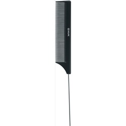 Расческа рабочая DEWAL"Эконом"с металлическим хвостиком, черная  20,5 см DEWAL MR-CO-6105