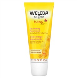 Weleda, Baby, питательный детский крем для лица, с экстрактами календулы, 50 мл (1,7 жидк. унции)