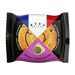 Протеиновый крекер XTRA Crispy вкус «Пармезан-прованские травы», 8 уп. по 36 г