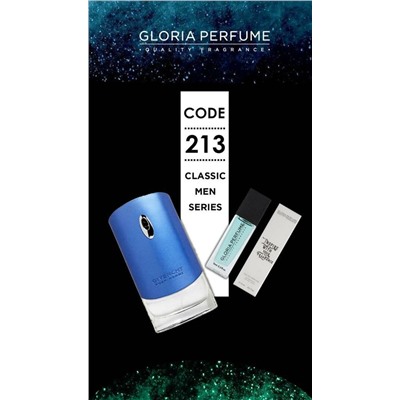 Мини-парфюм 15 мл Gloria Perfume №213 (Givenchy Blue Label)