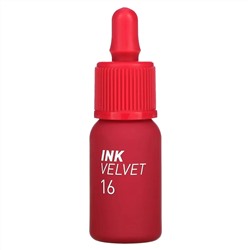 Peripera, Тинт для губ Ink Velvet, 16 Heart Fuchsia Pink, 0,14 унции (4 г)