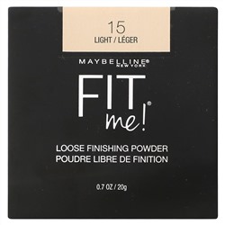 Maybelline, Fit Me, Loose Finishing Powder, 15 Light, 0.7 oz (20 g)