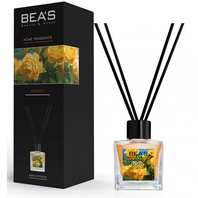 СУПЕР ЦЕНА! Ароматический диффузор с палочками Beas Peony - Пион - 50 ml