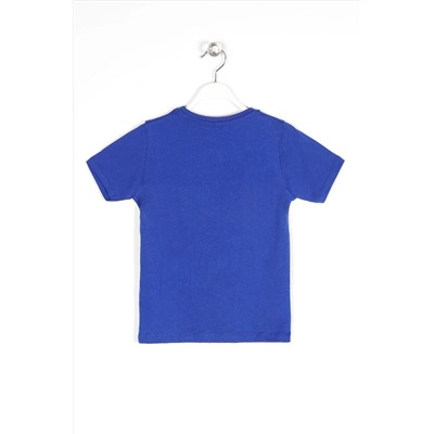 Zepkids Круглый вырез с короткими рукавами и принтом на пуговицах, аксессуар Saks, цветная футболка для мальчиков