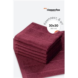 Комплект махровых полотенец 6 шт. Happy Fox Home