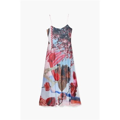 Printed midi dress M. Christian Lacroix