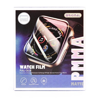 Защитная пленка TPU Polymer nano для "Apple Watch 38 mm" матовая (black)