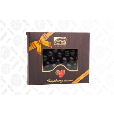 Шоколадное драже "Bind Chocolate" Малина в темной глазури 100 гр 1/12