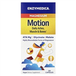 Enzymedica, Motion, магний, 120 капсул