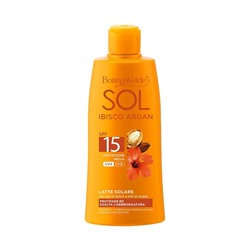 SOL Ibisco Argan - Latte solare -protezione media SPF15