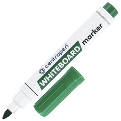 Маркер для доски скошенный, 1-4,5 мм, цвет зеленый White board Centropen 8569/01-10
