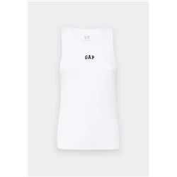 GAP - LOGO HALTER - Топ - белый