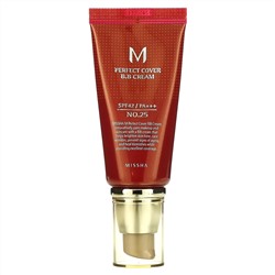 Missha, M Perfect Cover, BB-крем, SPF 42/PA+++, оттенок 25 теплый бежевый, 50 мл (1,7 унции)