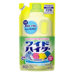 KAO Wide Haiter Отбеливатель жидкий для цветного белья мягкая упаковка 720мл