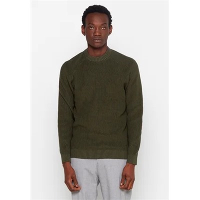 Selected Homme - DAN - вязаный свитер - темно-зеленый