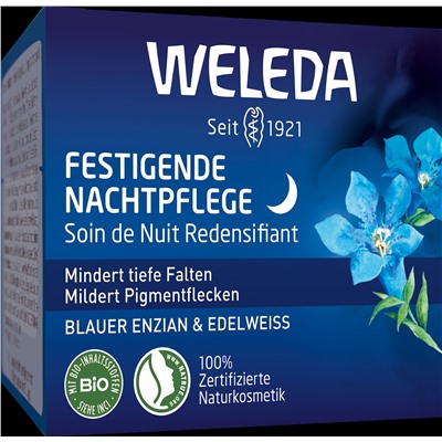 Укрепляющий ночной уход Blue Gentian & Edelweiss