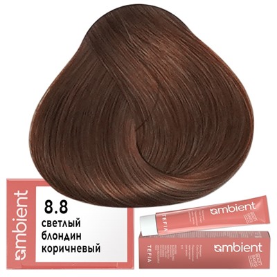Крем-краска для волос AMBIENT 8.8, Tefia