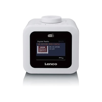 Lenco CR-620 DAB+/FM Stereo Uhrenradio mit Farbdisplay