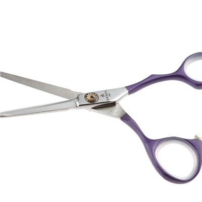 Парикмахерские ножницы DEWAL COLOR STEP прямые  5,5", фиолетовые DEWAL MR-ML55-PR