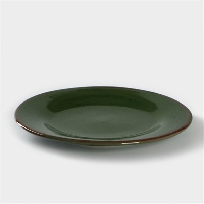 Тарелка фарфоровая Punto verde, d=20 см