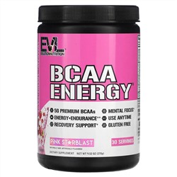 EVLution Nutrition, BCAA ENERGY, Pink Starblast, 270 г (9,52 унции)