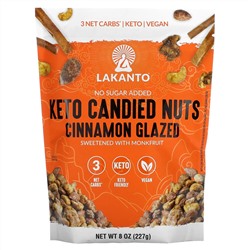 Lakanto, Keto Candied Nuts, Cinnamon Glazed, 8 oz (227 g)
