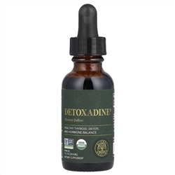 Global Healing, Detoxadine, запатентованный йод, 29,6 мл (1 жидк. унция)