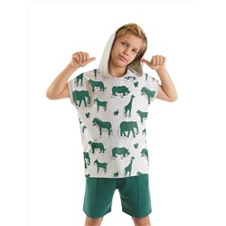 MSHB&G Комплект с футболкой и шортами для мальчика Animals