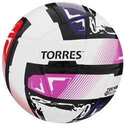 Мяч футзальный TORRES Futsal Resist, PU, полугибридная сшивка, 24 панели, р. 4