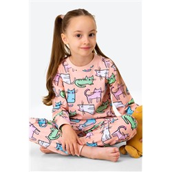Хлопковая пижама для девочки Bonito