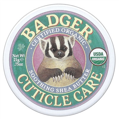 Badger, масло ши для ухода за кутикулой, 21 г (0,75 унции)