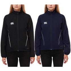 Canterbury Team Track Jacket Спортивная куртка с Vaposhield для женщин E683644 Черный или темно-синий